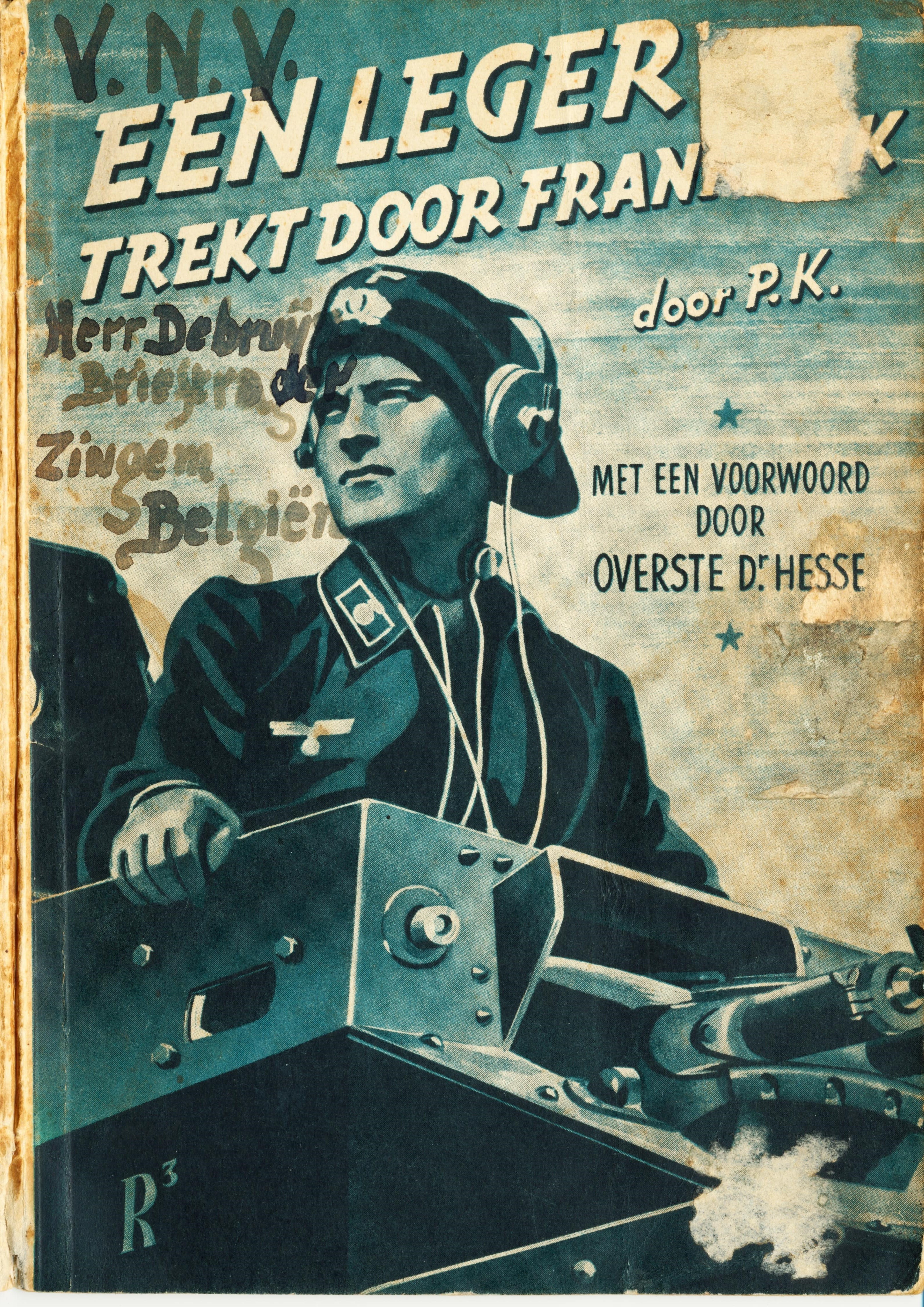 Een leger trekt door Frankrijk